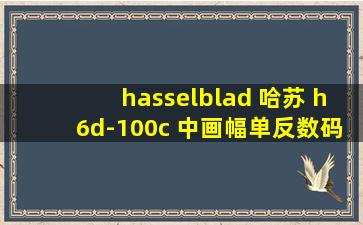 hasselblad 哈苏 h6d-100c 中画幅单反数码相机